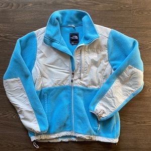 Blue North Face Zip up Jacket